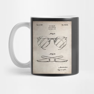 Spectacles Patent - Optometrist Eye Doctor Office Art - Antique Mug